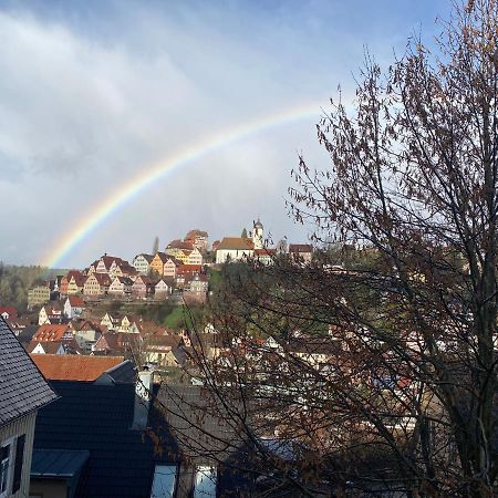 Retro Ferienwohnung Mit Schlossblick Im Nordschwarzwald Altensteig Ngoại thất bức ảnh