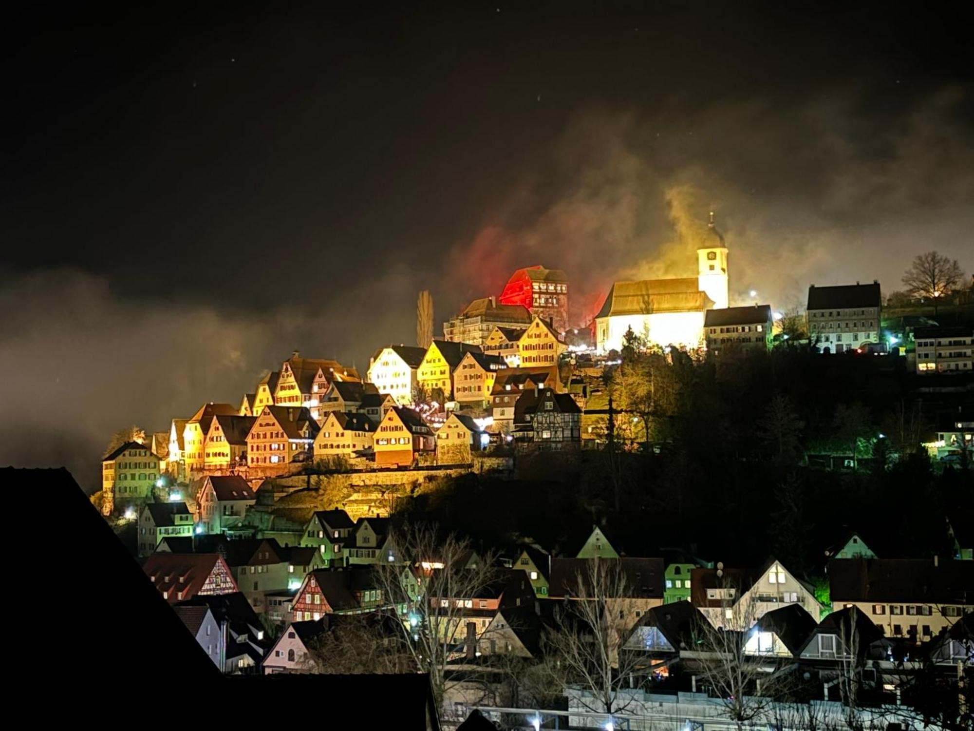 Retro Ferienwohnung Mit Schlossblick Im Nordschwarzwald Altensteig Ngoại thất bức ảnh